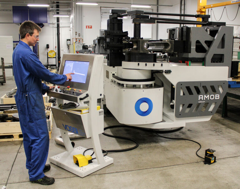 Larger tubes and tighter bends with new AMOB tube bending machine